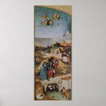 Left wing of the Triptych of the Temptation of Print
