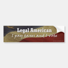 Legal American Bumper Sticker