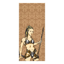 Legendary Amazon Women Customized Rack Card