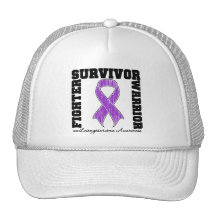 Leiomyosarcoma Survivor Fighter Warrior Trucker Hats