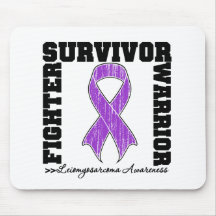 Leiomyosarcoma Survivor Fighter Warrior Mousepads