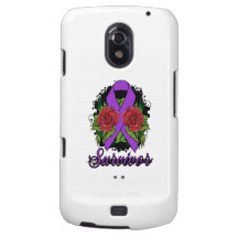 Leiomyosarcoma Survivor Rose Grunge Tattoo Samsung Galaxy Nexus Covers