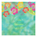 Leis/Luau/hibiscus Wedding Invitations