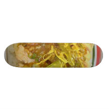 Lemon Chicken Dinner Food Cooking Custom Skate Board