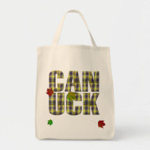 Lemon Lime Canuck Plaid Bag