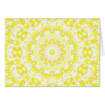 Lemon Meringue Kaleidoscope Greeting Cards