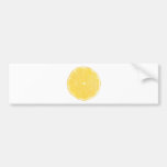 Lemon slice bumper sticker