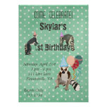 Lemurs Birthday Star Invitation