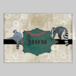 Lemurs White Vintage Mother's Day Card cards