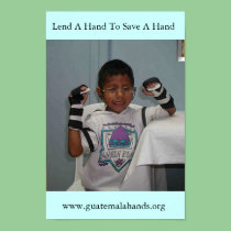 Lend a Hand to Save a Hand posters