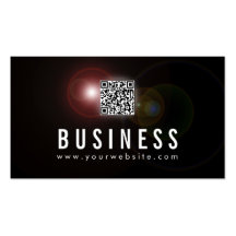 Lens Flare Swim Instructor Business Card