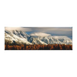 Lenticular clouds over Grand Tetons fine art Stretched Canvas Print