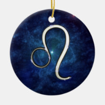 Leo Christmas Ornament