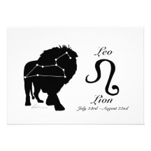 Leo Constellation/Zodiac Invitation
