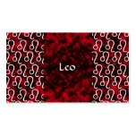 Leo Pattern Business Card Templates