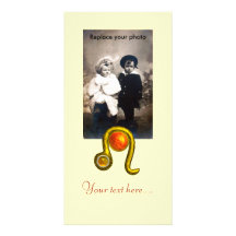 LEO PHOTO GREETING CARD