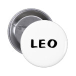 Leo Pinback Button