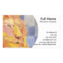 Leo Zodiac Business Cards