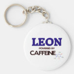 Leon powered by caffeine key chains