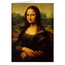 Leonardo da Vinci Mona Lisa Painting Card