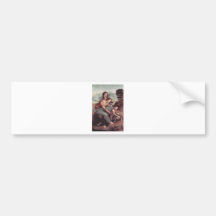 Leonardo Da Vinci Painting circa 1510 Bumper Stickers
