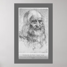 Leonardo Da Vinci - Self Portrait Posters