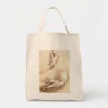 Leonardo Da Vinci-Study of Hands Tote Bag