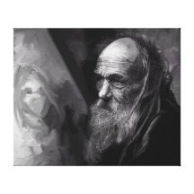 leonardo the man canvas print