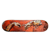 Leonardo's Creation - Graffiti Style Sk8 Art Custom Skate Board