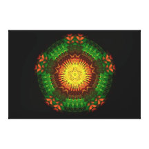Leonardo's Schizzoid Pal Gallery Wrapped Canvas