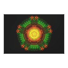 Leonardo's Schizzoid Pal Mandala 1 Canvas Print