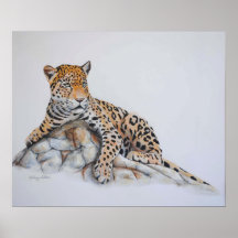 Leopard 2 Painting Poster