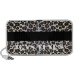 Leopard Animal Skin Doodle Speakers