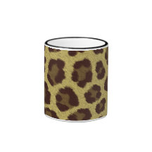 Leopard Background Coffee Mugs