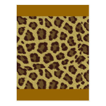 Leopard Background Postcards