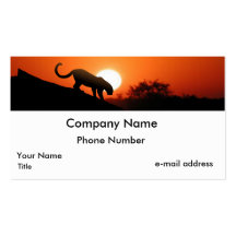 Leopard Business Card Templates