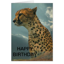 LEOPARD GREETING CARD