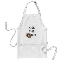 leopard, KISS THE COOK Apron