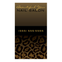 Leopard Print Business Card