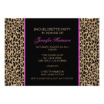 Leopard Print Custom Announcements
