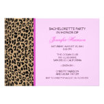 Leopard Print Custom Invitation