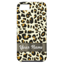 leopard print iPhone 5 cover
