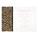 Leopard Print Personalised Invitations