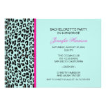 Leopard Print Personalized Announcements