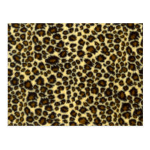 Leopard Print Postcard