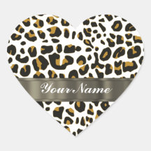 leopard print stickers