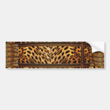 Leopard skin couch bumper stickers