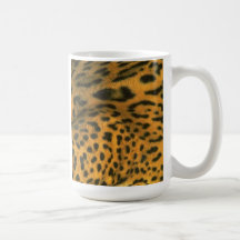 Leopard Skin Decor Set Coffee Mug