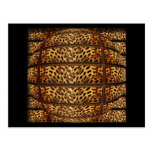 Leopard skin postcards