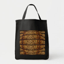 Leopard skin tote bags